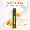 MEHA-小黑條-三重芒果 一次性電子煙|MEHA 魅嗨 Xbar 小黑條 -三重芒果口味